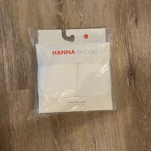 Hanna Andersson L 10-12 Unders Undershirt White (2 pack)